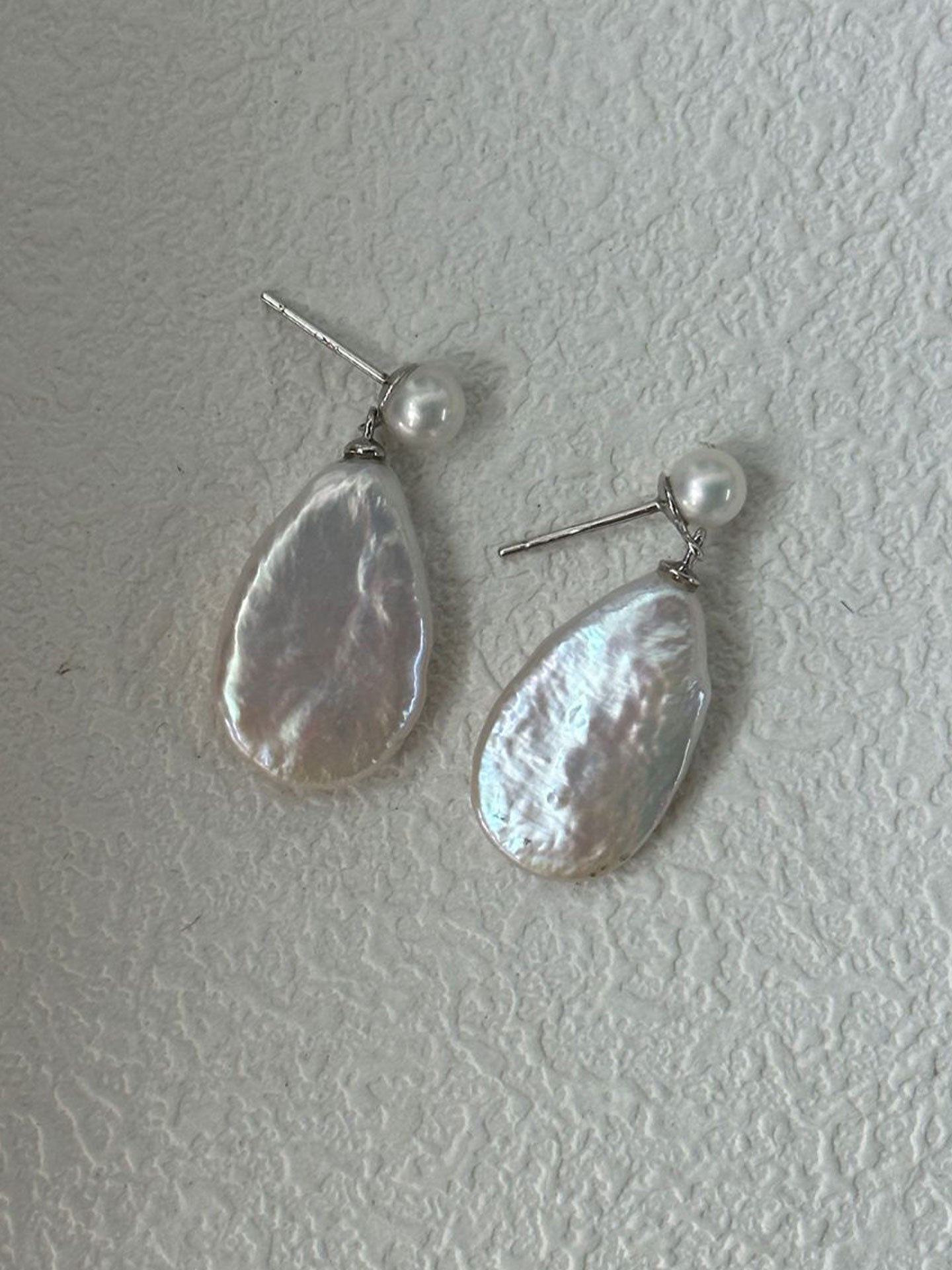Teardrop Baroque Drop Earrings