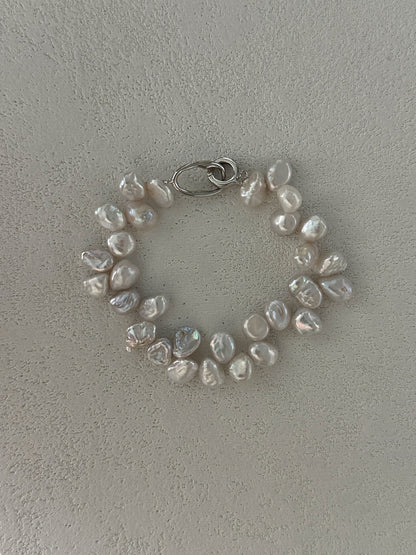 Irregular Keshi Pearl Bracelet