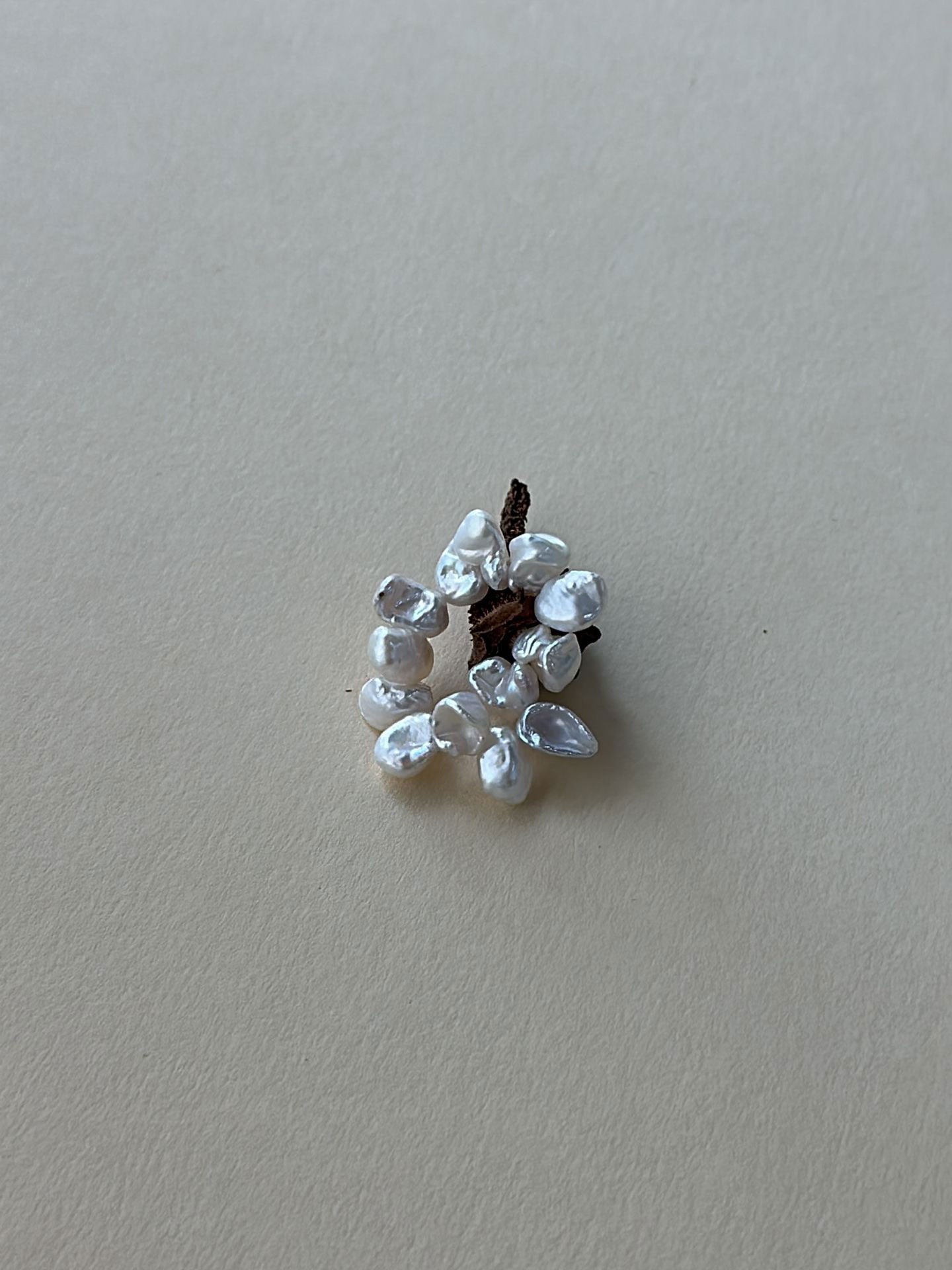 Baroque Pearl Cluster Stretch Ring