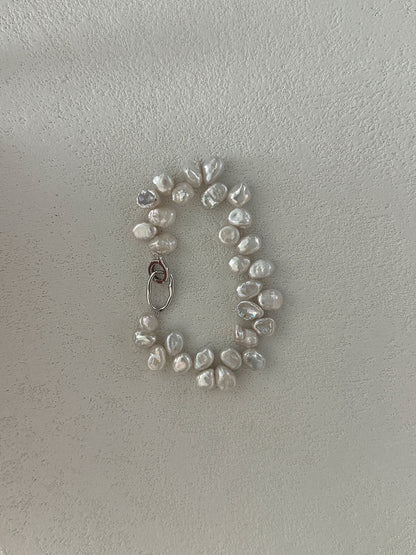 Irregular Keshi Pearl Bracelet