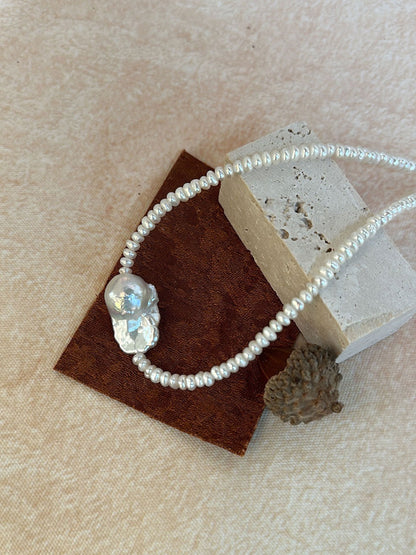 Pearl Strand with Baroque Necklace