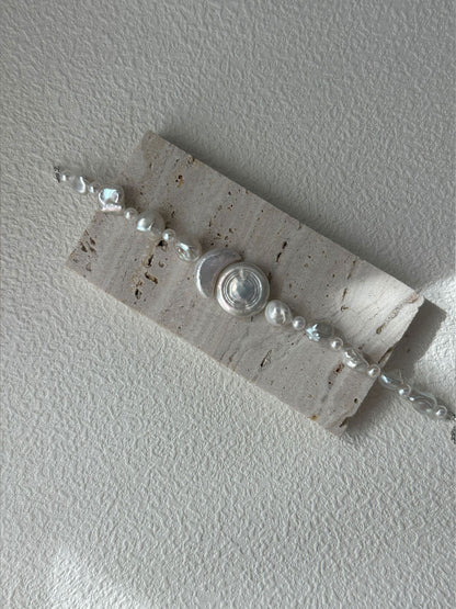Sun & Moon Baroque Pearl Bracelet