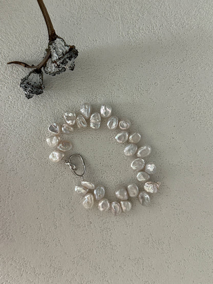 Irregular Keshi Pearl Bracelet