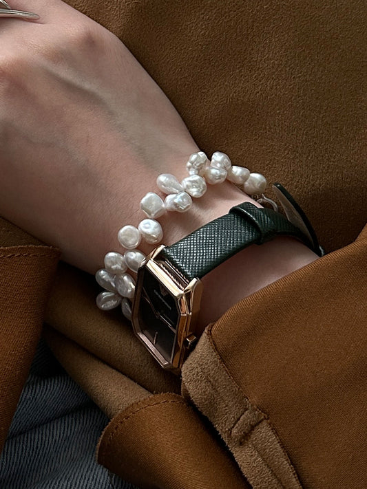 Irregular Keshi Pearl Bracelet